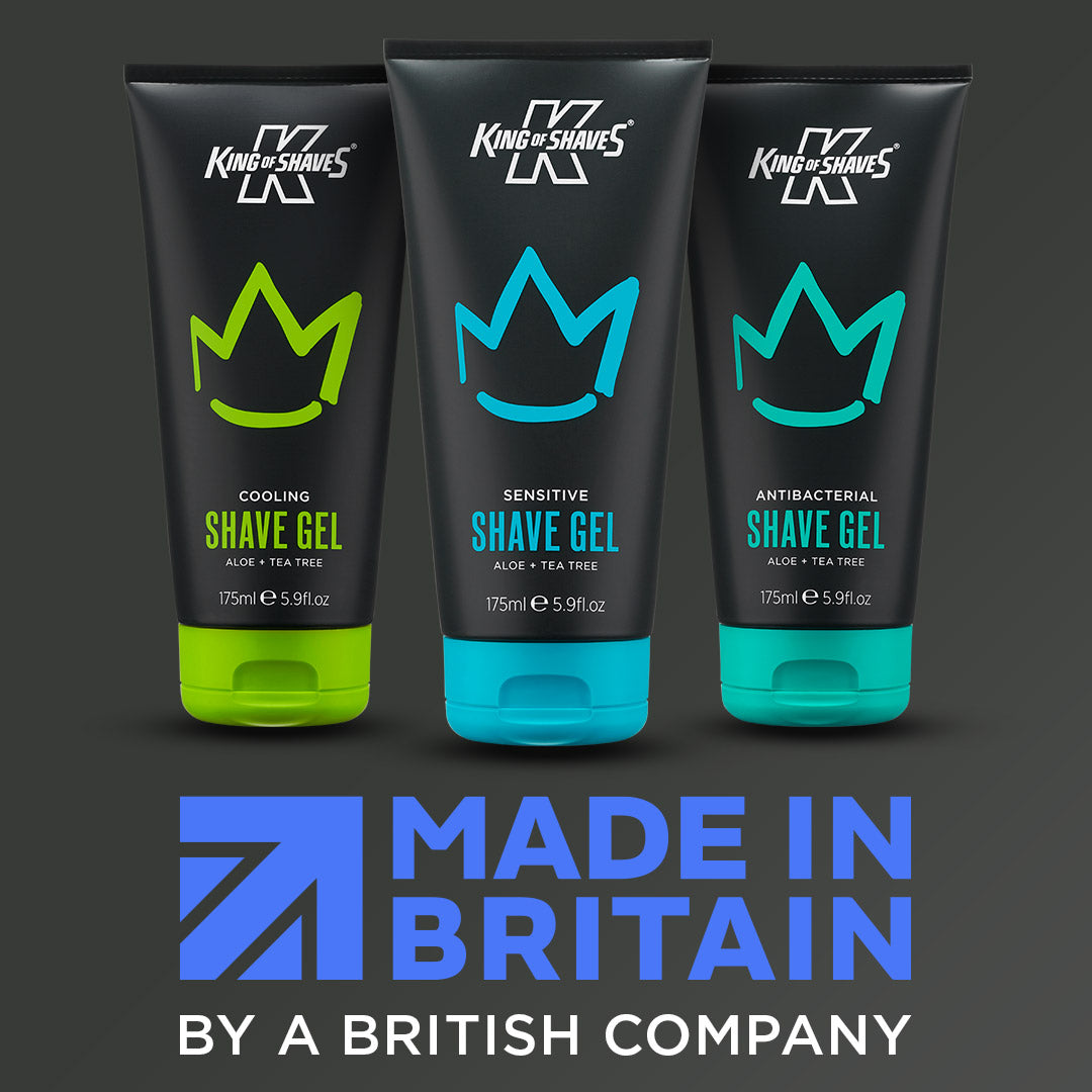 シェービングジェル 175ml AB 抗菌タイプ- カミソリ負け防止 | キングオブシェーブ
