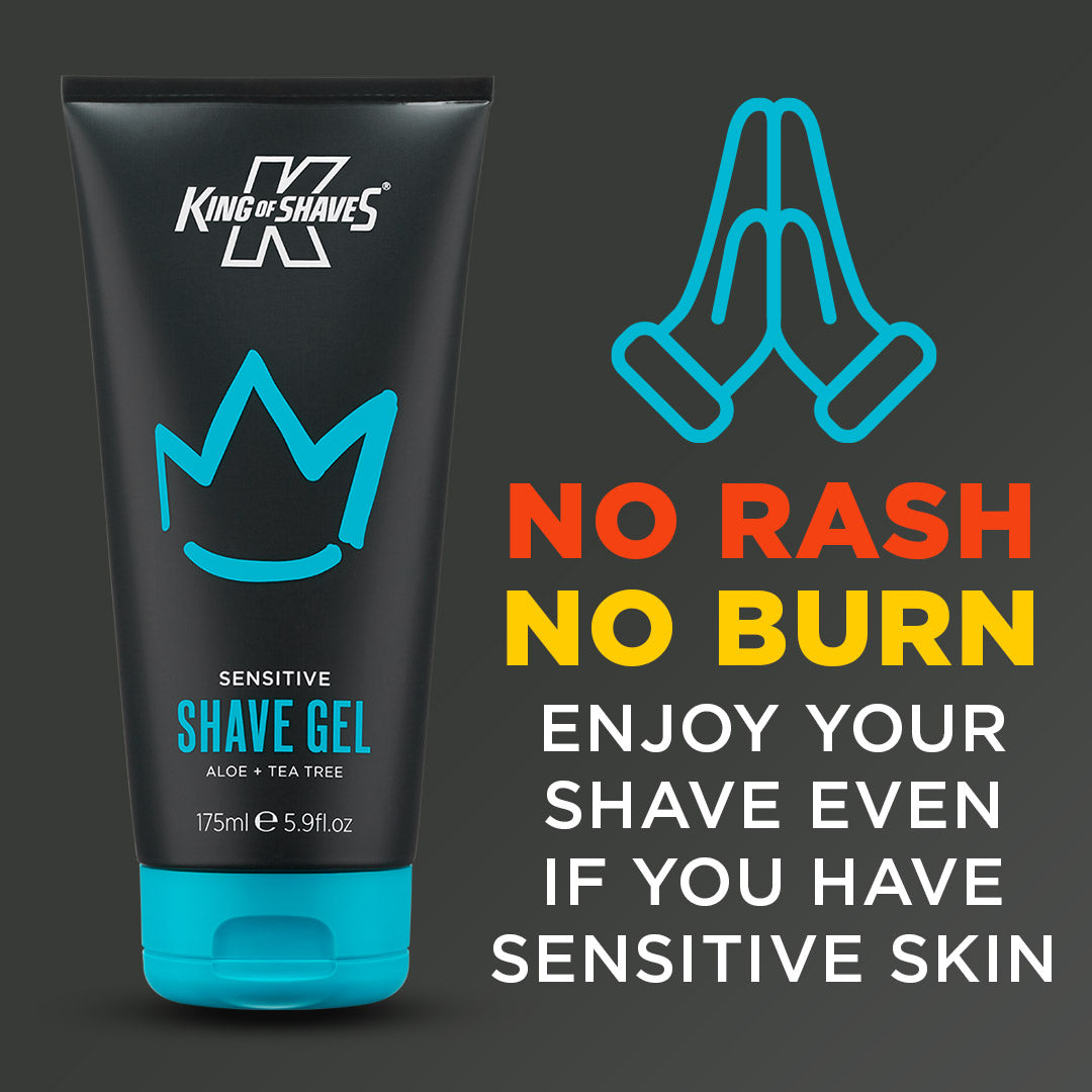 シェービングジェル 175ml AB 抗菌タイプ- カミソリ負け防止 | キングオブシェーブ