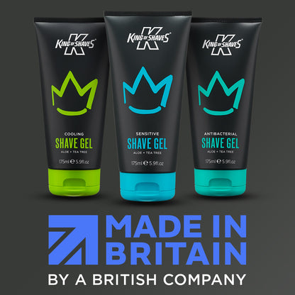 敏感肌用シェービングジェル 175ml - カミソリ負け防止 | キングオブシェーブ