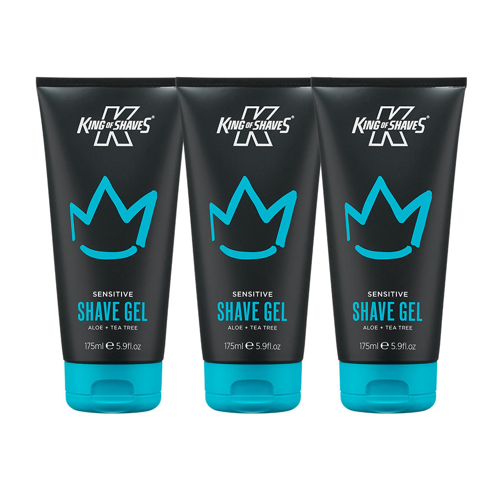 敏感肌用シェービングジェル 175ml センシティブ- カミソリ負け防止 | キングオブシェーブ