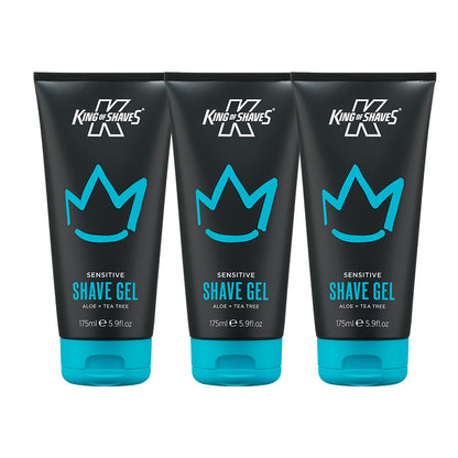 敏感肌用シェービングジェル 175ml センシティブ- カミソリ負け防止 | キングオブシェーブ