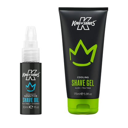 キングオブシェーブ　深剃りセット シェービングジェル クール カミソリ負け防止