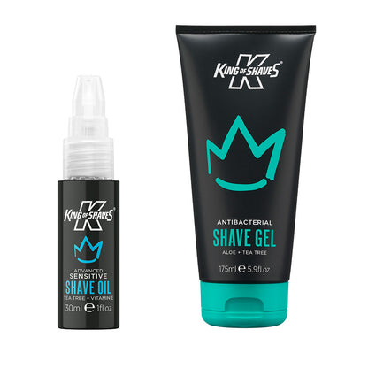 キングオブシェーブ 深剃りセット 脂性肌ニキビ肌用ジェル　シェービング