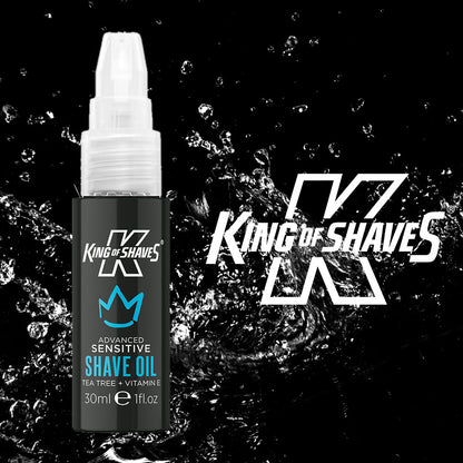 敏感肌用シェービングオイル 30ml - カミソリ負け防止 | キングオブシェーブ